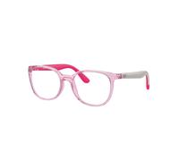 Ray-Ban Eyeglasses Children Rb1631 Optics Kids Bio-based - Grey On Fuchsia Frame Clear Lenses 45-16