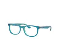 Ray-Ban Eyeglasses Children Rb1642 Optics Kids - Transparent Blue/green Frame Clear Lenses Polarized 48-16
