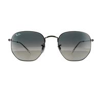 Ray-Ban Hexagonal RB3548N Unisex Gunmetal Sunglasses