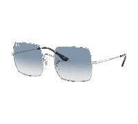 Ray-Ban Sunglasses Woman Square 1971 Classic - Silver Frame Blue Lenses 54-19