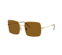 Ray-Ban Sunglasses Woman Square 1971 Reverse - Arista Gold Frame Brown Lenses Polarized 56-19