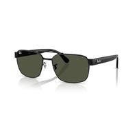 Ray - Ban RB3751 002/31 Unisex Sunglasses Metal Black Green G15 Squared Normal