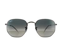 Ray-Ban Hexagonal RB3548N 004/71 Gunmetal/Grey Gradient Dark Grey Sunglasses