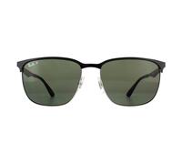 Ray-Ban 3569 Mens Black Silver Sunglasses