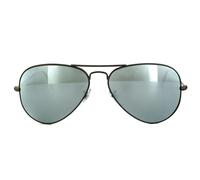 Ray-Ban Sunglasses Aviator 3025 029/30 Gunmetal Green Silver Mirror Medium 58mm