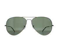 Ray-Ban Sunglasses Aviator RB3025 919131 Matte Transparent Green G-15 Green