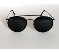Ray-Ban Sunglasses Black Round Double bridge 3647 002/R5 DARKEST LENS AVAILABLE