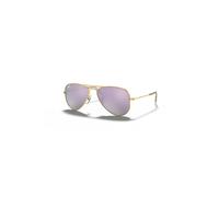Ray-Ban Sunglasses Children Aviator Kids - Gold Frame Violet Lenses 50-13