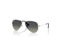 Ray-Ban Sunglasses Children Aviator Kids - Silver Frame Grey Lenses 52-14