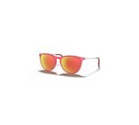 Ray-Ban Unisex Sunglass RB9060S Erika Kids - Frame color: Fuchsia Fluo, Lens color: Brown/Orange