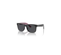 Ray-Ban Sunglasses Children Justin Kids Marvel Gwen Stacy - Black And Pink Internal With Black Web Frame Grey Lenses 48-16