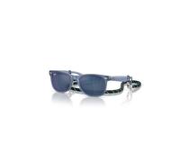 Ray-Ban Sunglasses Children New Wayfarer Kids - Opal Blue Frame Blue Lenses 47-15