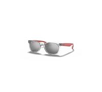 Ray-Ban Sunglasses Children New Wayfarer Kids - Red Frame Grey Lenses 48-16