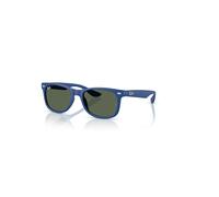Ray-Ban Sunglasses Children New Wayfarer Kids - Rubber Blue Frame Green Lenses 47-15