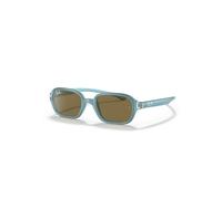 Ray-Ban Sunglasses Children Rb9074s Kids - Light Blue Frame Brown Lenses 39-16