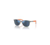 Ray-Ban Sunglasses Children Rb9077s Kids Bio-based - Grey On Orange Frame Blue Lenses 49-16