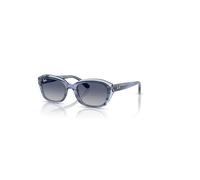 Ray-Ban Sunglasses Children Rb9081s Kids - Striped Blue On Transparent Blue Frame Grey Lenses 48-17
