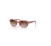 Ray-Ban Sunglasses Children Rb9081s Kids - Striped Pink On Transparent Pink Frame Brown Lenses 48-17 48-17