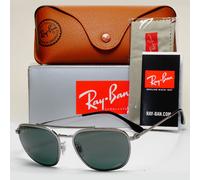 Ray-Ban Sunglasses Chromance Polarised Gunmetal Grey Green RB 3708 004/O9