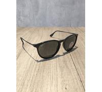 Ray-Ban Sunglasses Erika 601/2P Black Gloss frame Dark Green lenses Polarised