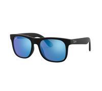 Ray-Ban Sunglasses for children Rj9069s 702855 Junior rubber black blue mirror blue