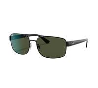 Ray - Ban Man Ray - Ban RB3687 002/31 Sunglasses Metal Black Green Pillow Normal
