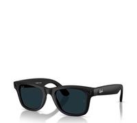 Ray - Ban Unisex Meta RW4012 Wayfarer 601S1Z Sunglasses Injected Black Transparent Squared Transitions Photochromatic
