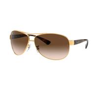 Ray - Ban Man Ray - Ban RB3386 RB3386 001/13 Sunglasses Steel Gold Brown Pilot Normal Shaded