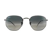 Ray-Ban Square Unisex Gunmetal Dark Grey Gradient Sunglasses - One Size