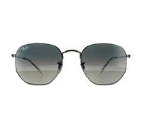 Ray-Ban Sunglasses Hexagonal RB3548N 004/71 Gunmetal Dark Grey Gradient