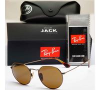 Ray-Ban Sunglasses Jack Titanium Polarised Bronze Brown RB 8165 9207/57 53mm