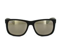 Ray-Ban Sunglasses Justin 4165 622/5A Black Gold Mirror Large 55mm