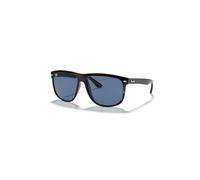 Ray-Ban Sunglasses Man Boyfriend - Black Frame Blue Lenses 60-15