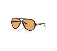 Ray-Ban Sunglasses Man Cats 5000 Classic Summer Capsule - Black Frame Orange Lenses 59-13