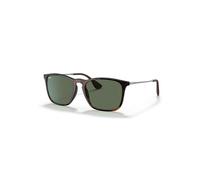 Ray-Ban Sunglasses Man Chris - Light Havana Frame Green Lenses 54-18