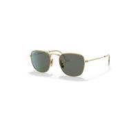 Ray-Ban Sunglasses Man Frank Titanium - Gold Frame Green Lenses Polarized 51-20