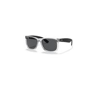 Ray-Ban Sunglasses Man Justin Color Mix - Transparent Frame Grey Lenses 51-16