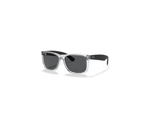 Ray-Ban Sunglasses Man Justin Color Mix - Transparent Frame Grey Lenses 54-16