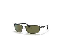 Ray-Ban Men's Sunglasses RB3498 61 mm, Black (002/71 61), One Size