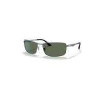 Ray-Ban Sunglasses Man Rb3498 - Gunmetal Frame Green Lenses 64-17