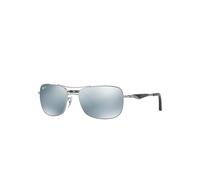 Ray-Ban Sunglasses Man Rb3515 - Gunmetal Frame Silver Lenses Polarized 61-17