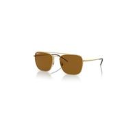 Ray-Ban Sunglasses Man Rb3588 - Arista Gold Frame Brown Lenses Polarized 55-19