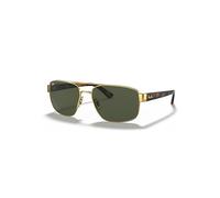 Ray-Ban Sunglasses Man Rb3663 - Gold Frame Green Lenses 60-17