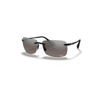 Ray-Ban Sunglasses Man Rb4255 Chromance - Black Frame Silver Lenses Polarized 60-15