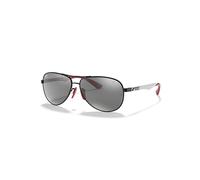 Ray-Ban Sunglasses Man Rb8313m Scuderia Ferrari Collection - Black Frame Silver Lenses 61-13