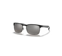 Ray-Ban Sunglasses Man Rb8319ch Chromance - Black Frame Silver Lenses Polarized 60-18