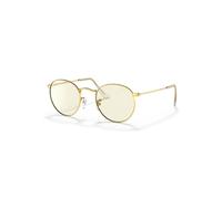 Ray-Ban Sunglasses Man Round Blue-violet Light Clear Evolve - Gold Frame Clear Lenses 50-21