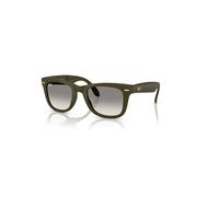 Ray-Ban Sunglasses Man Wayfarer Folding Classic Online Only Limited - Matte Military Green Frame Grey Lenses 50-22