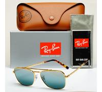 Ray-Ban Sunglasses New Caravan Chromance Gold RB 3636 9196/G6 55mm