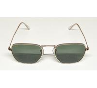 Ray-Ban Unisex Sunglass RB3857 Frank - Frame color: Gold, Lens color: G-15 Green